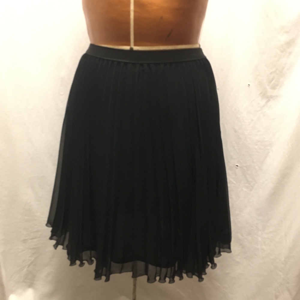 Pleated Knee Length Skirt